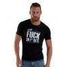 Mister B FUCK T-shirt Black cotone nero