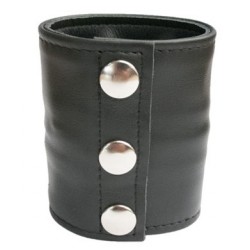 Mister B Leather Wrist Wallet Zip bracciale per polso in pelle con portafoglio interno con zip